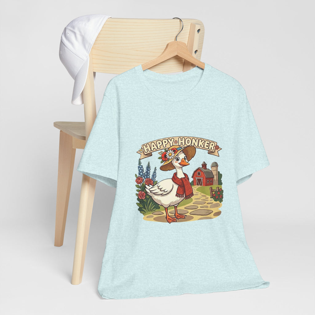 Happy Honker Goose Tee — Cute Farm Animal Graphic Shirt