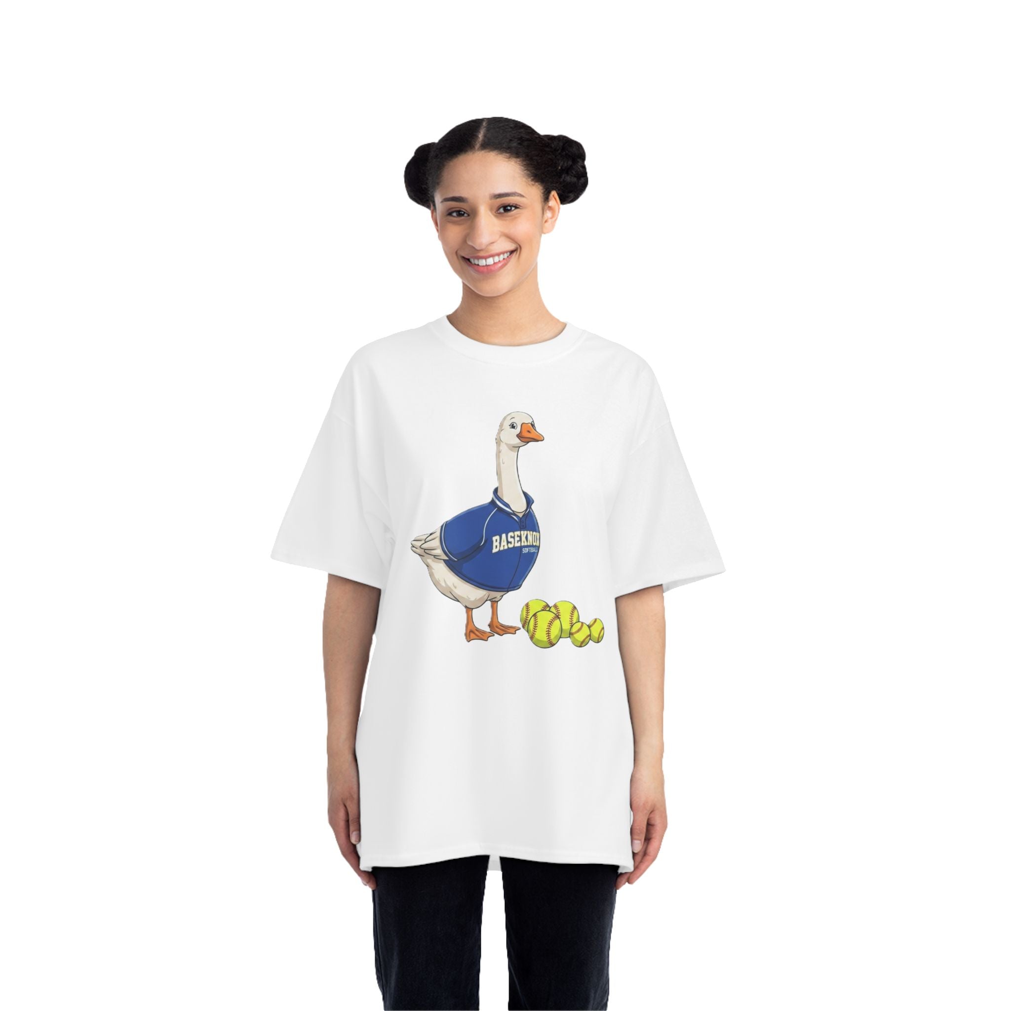 Baseball Goose T-Shirt – Cute Goose with Baseballs Tee