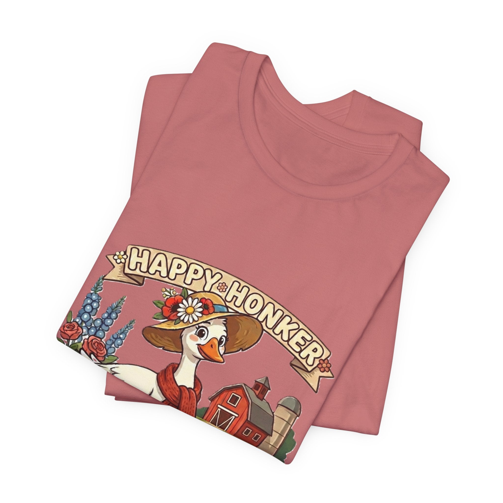Happy Honker Goose Tee — Cute Farm Animal Graphic Shirt