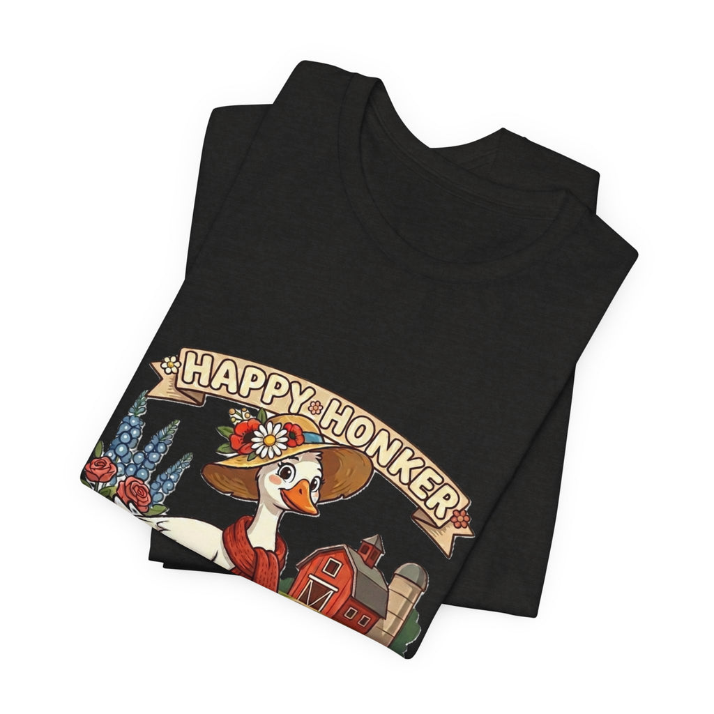 Happy Honker Goose Tee — Cute Farm Animal Graphic Shirt