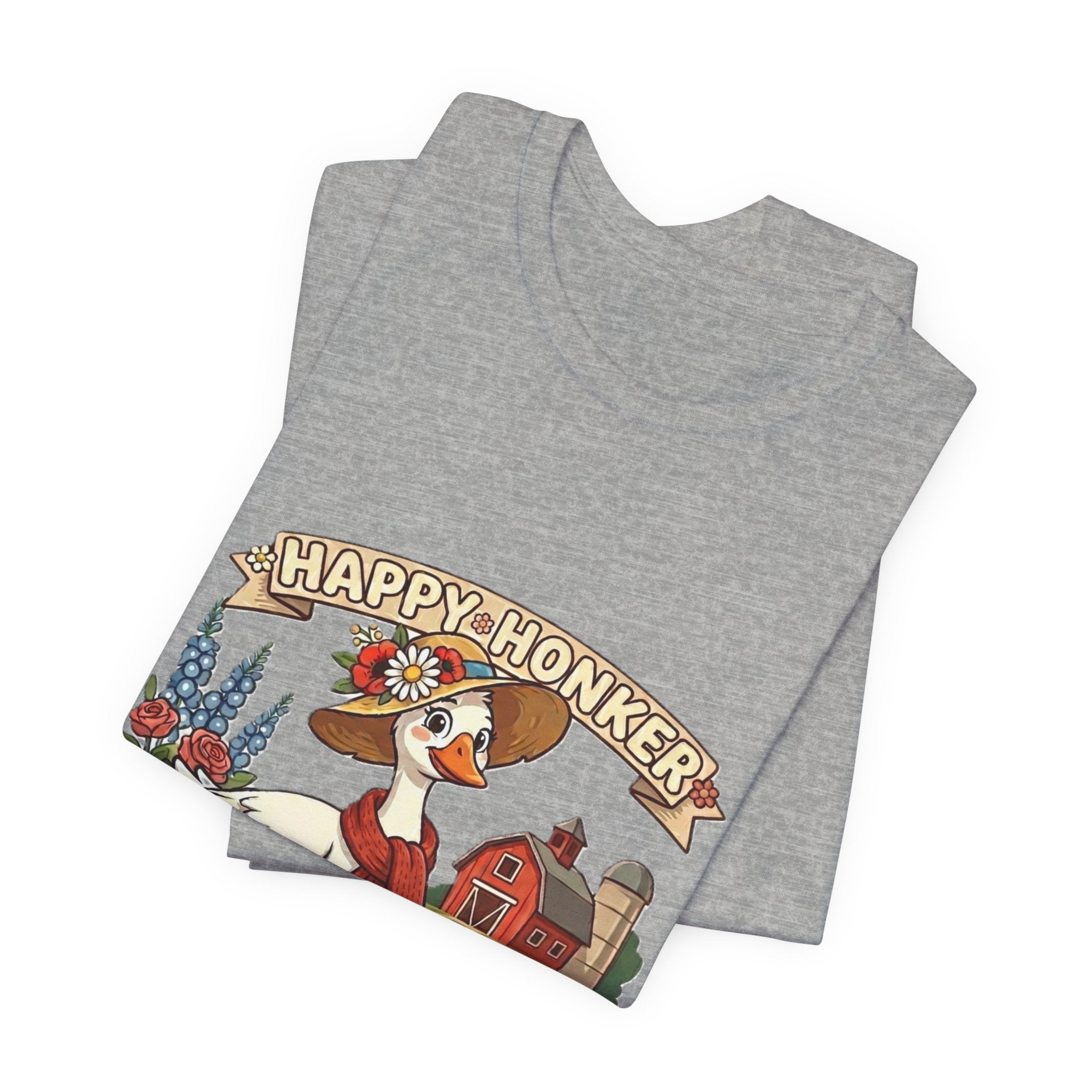 Happy Honker Goose Tee — Cute Farm Animal Graphic Shirt