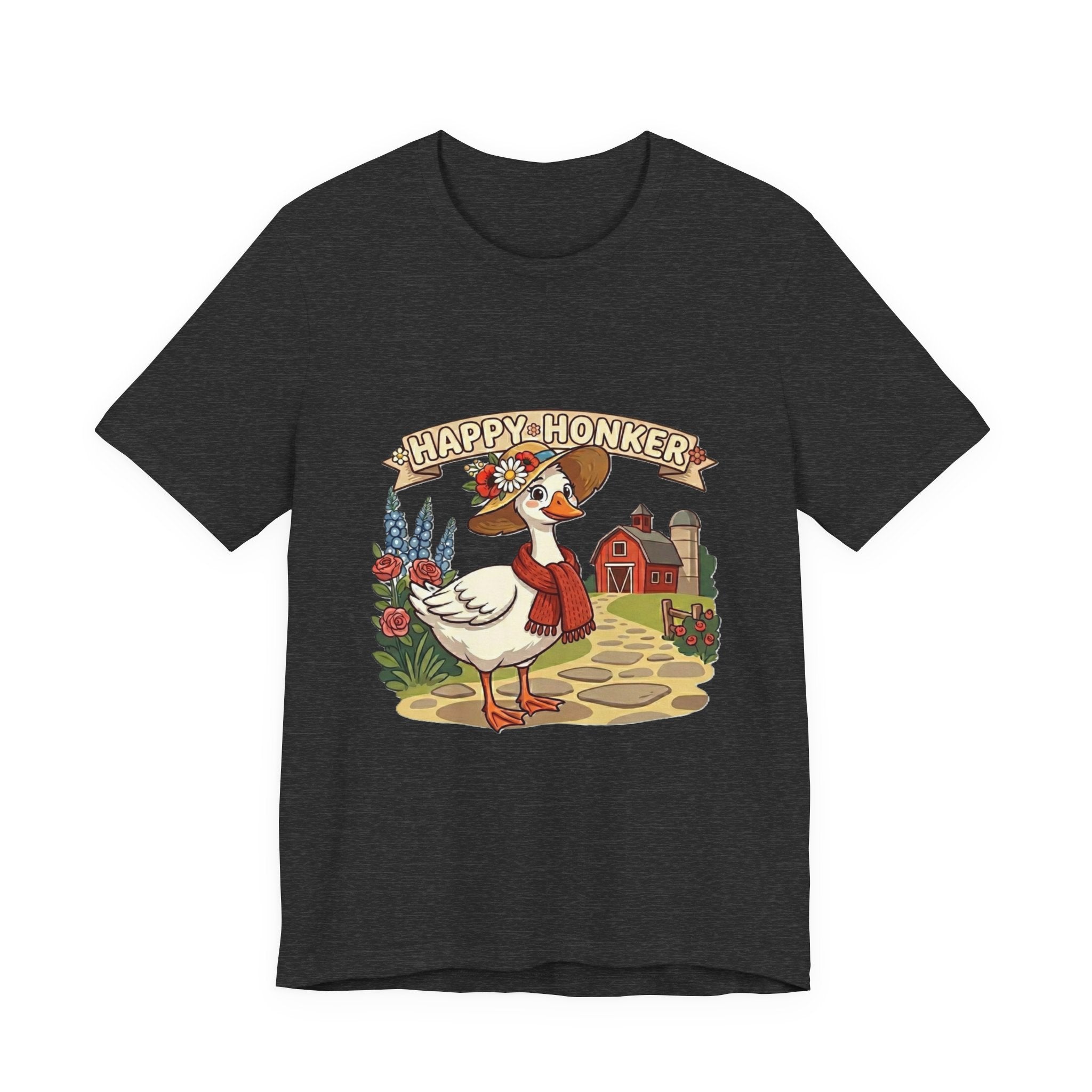 Happy Honker Goose Tee — Cute Farm Animal Graphic Shirt
