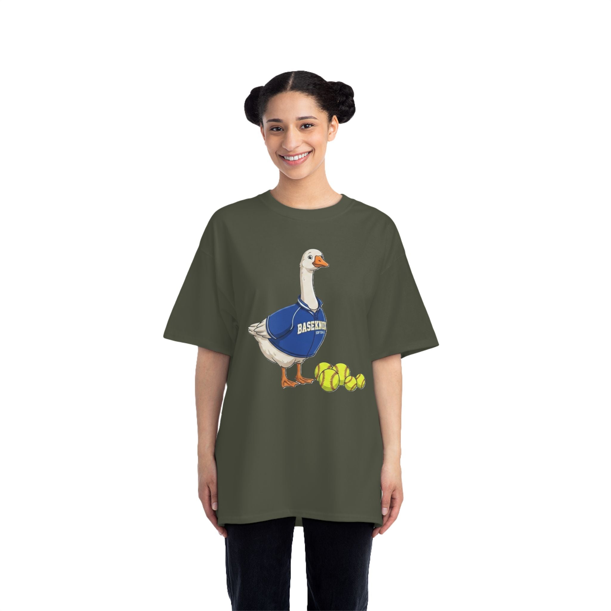 Baseball Goose T-Shirt – Cute Goose with Baseballs Tee