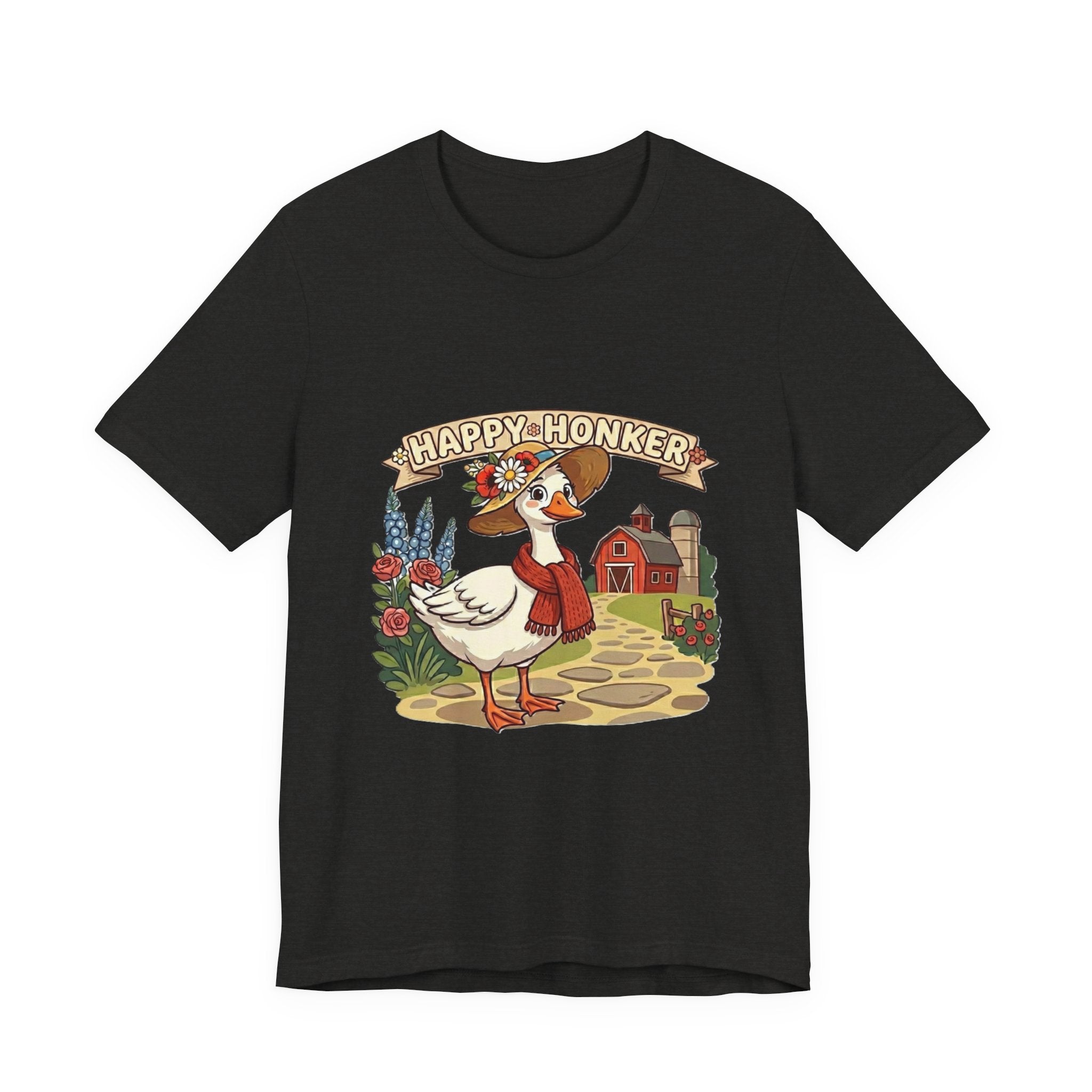 Happy Honker Goose Tee — Cute Farm Animal Graphic Shirt