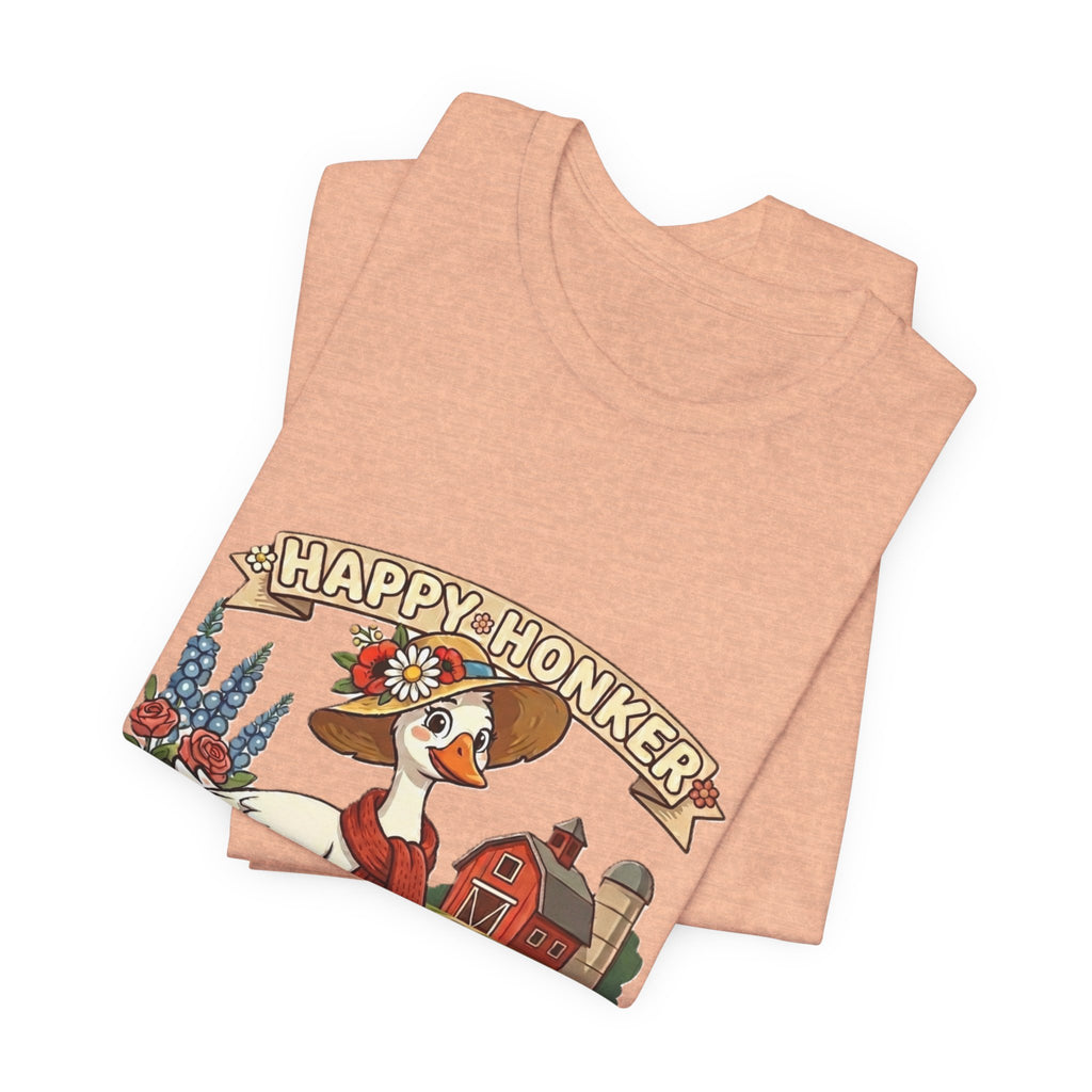 Happy Honker Goose Tee — Cute Farm Animal Graphic Shirt