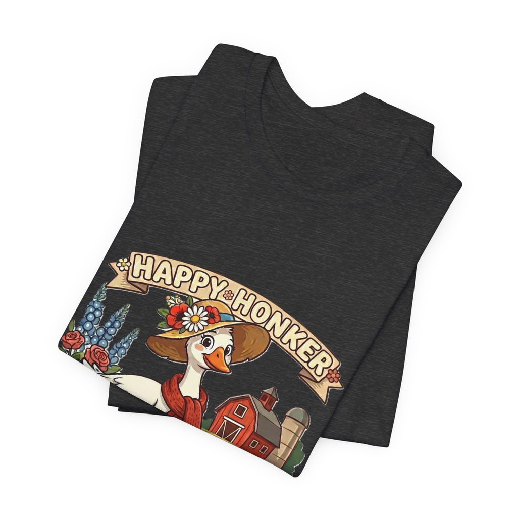Happy Honker Goose Tee — Cute Farm Animal Graphic Shirt