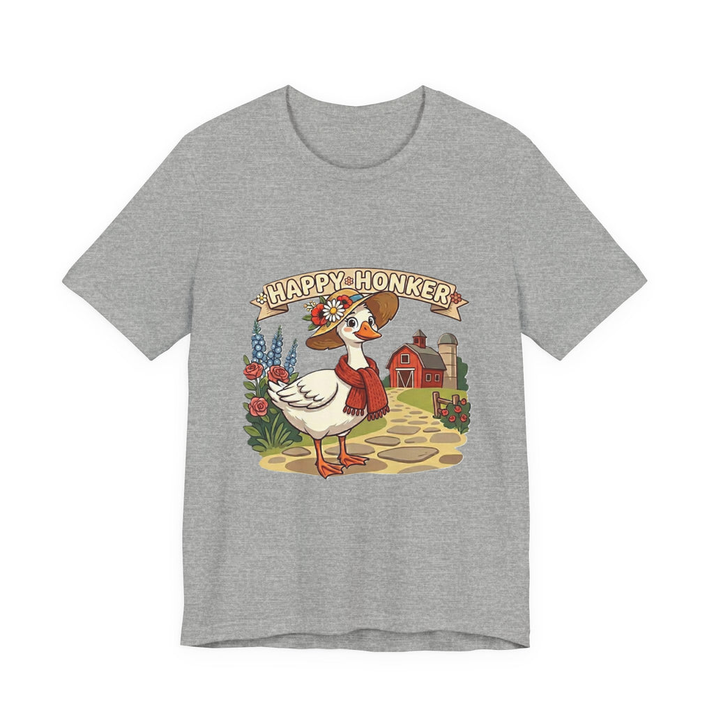 Happy Honker Goose Tee — Cute Farm Animal Graphic Shirt