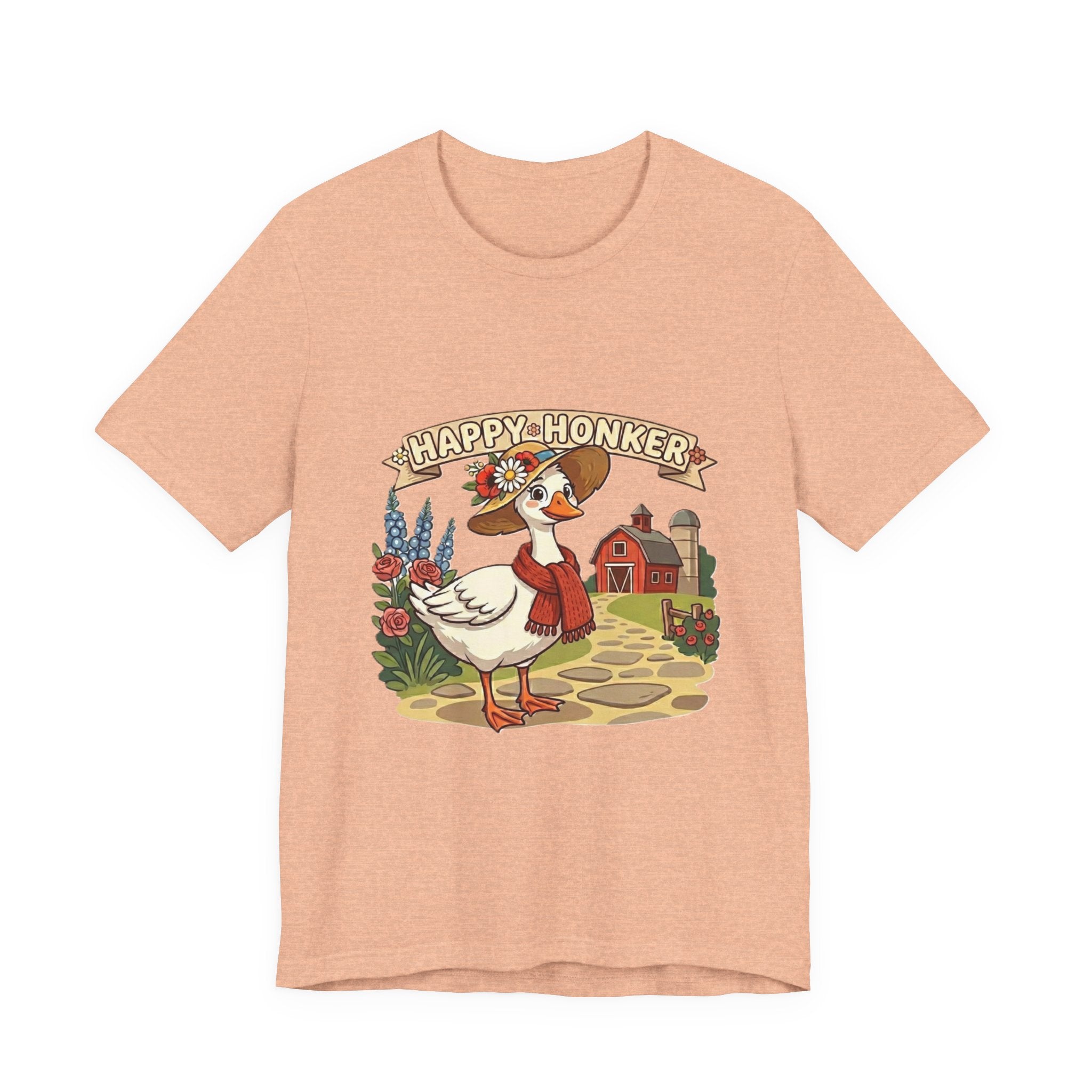 Happy Honker Goose Tee — Cute Farm Animal Graphic Shirt