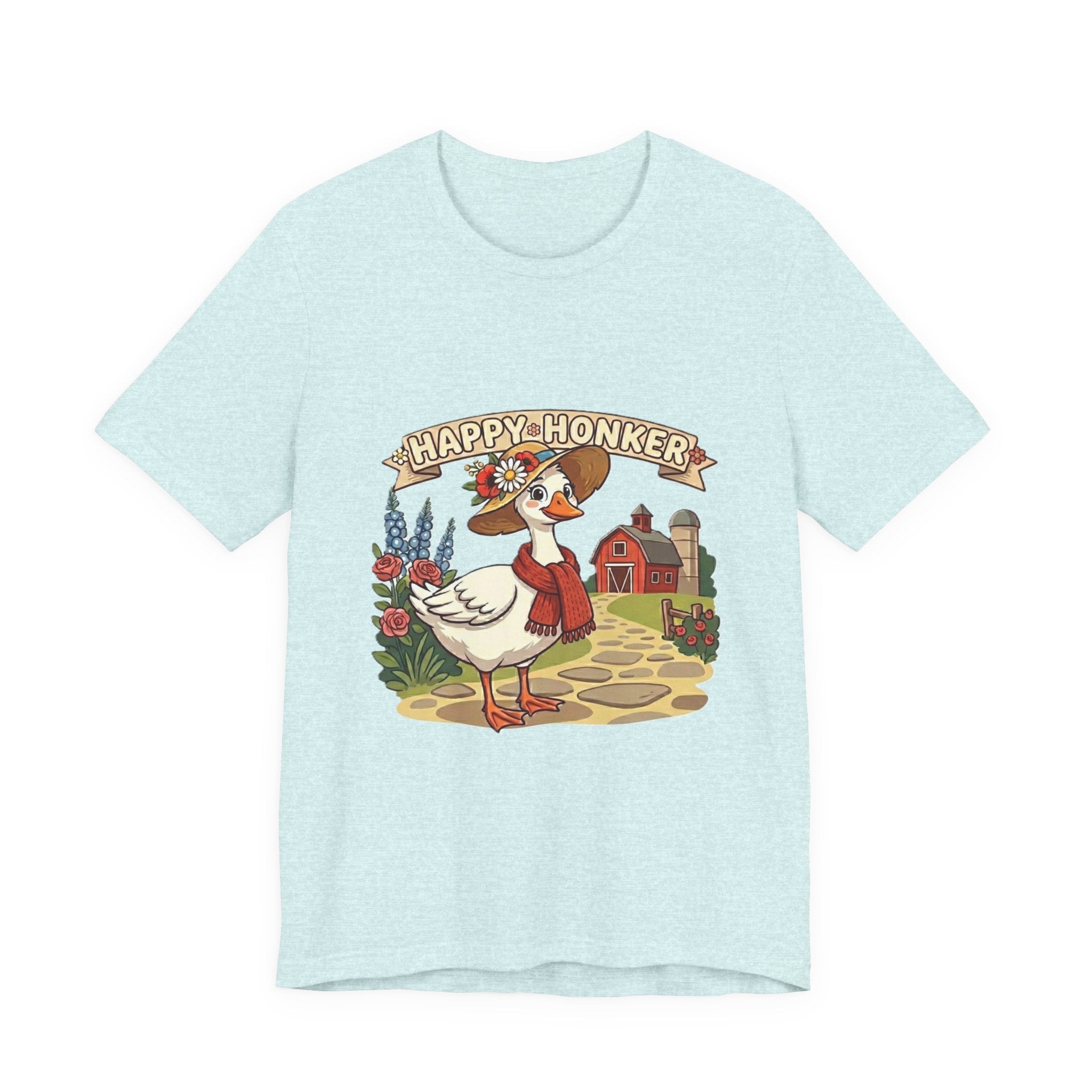 Happy Honker Goose Tee — Cute Farm Animal Graphic Shirt