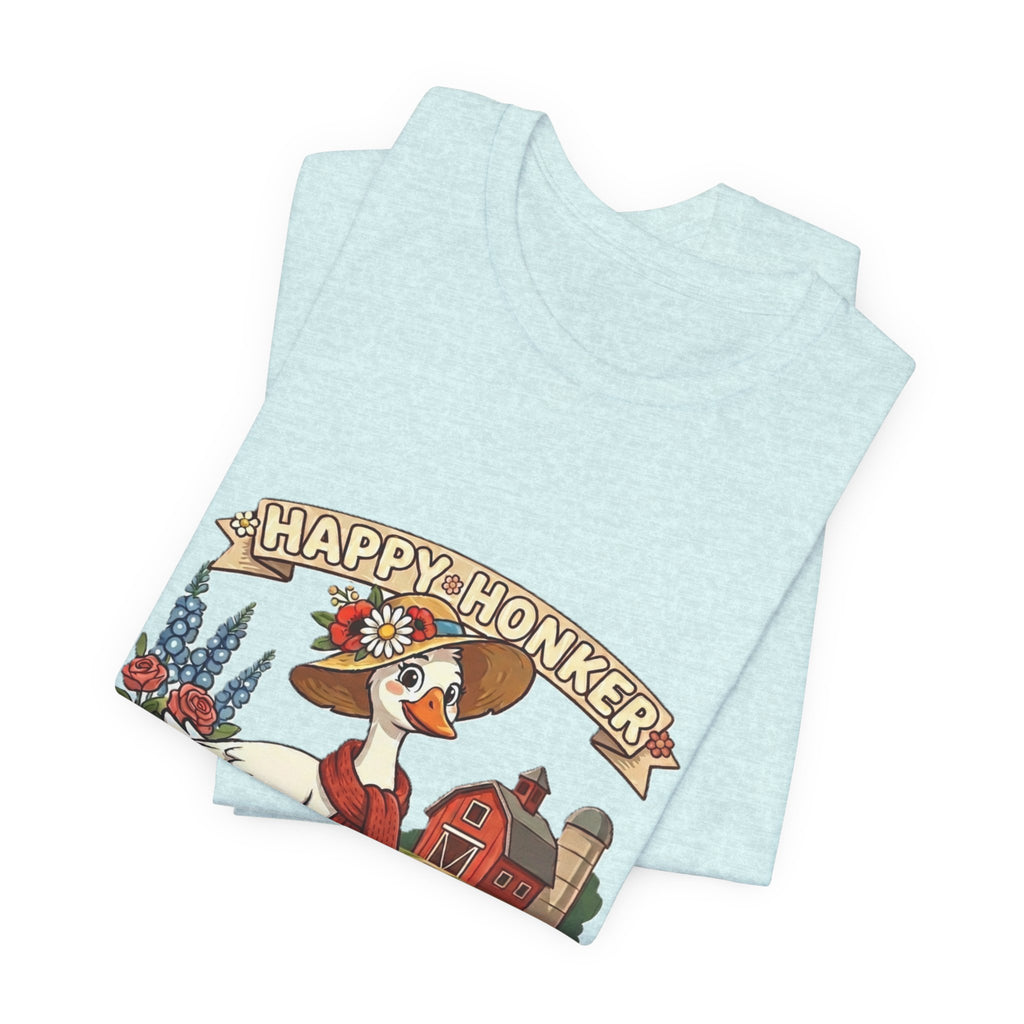 Happy Honker Goose Tee — Cute Farm Animal Graphic Shirt